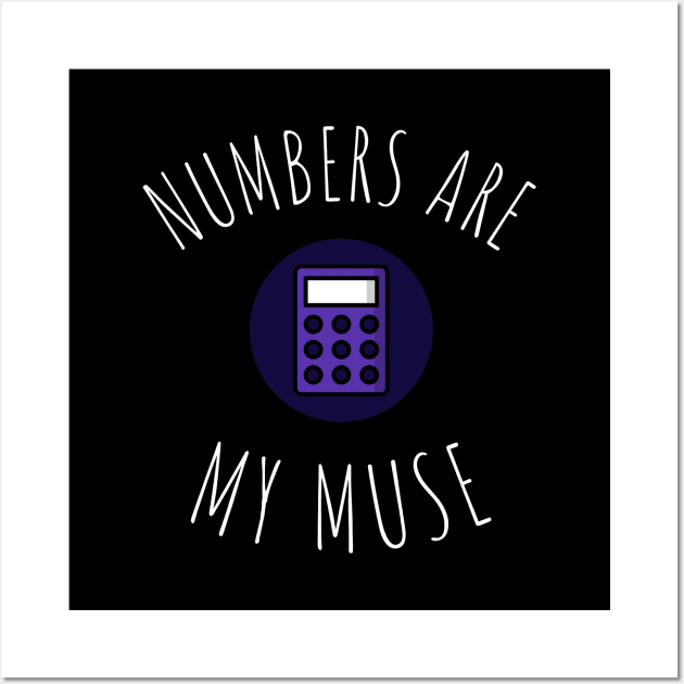 numbers are my muse Wall Art by juinwonderland 41